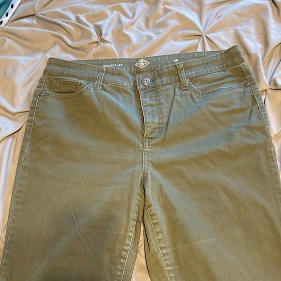 Olive green jeans - Picture 1 of 3